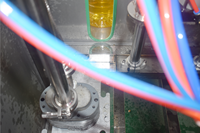 Machine de remplissage à pompe à engrenages à deux têtes, petite machine de mise en bouteille d'huile de soja, machine de remplissage de bouteilles d'huile de tournesol