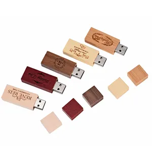 Clé usb 2.0 en bois, 256 go, 128 go, 64 go, pour ordinateur, disque U, meilleure vente