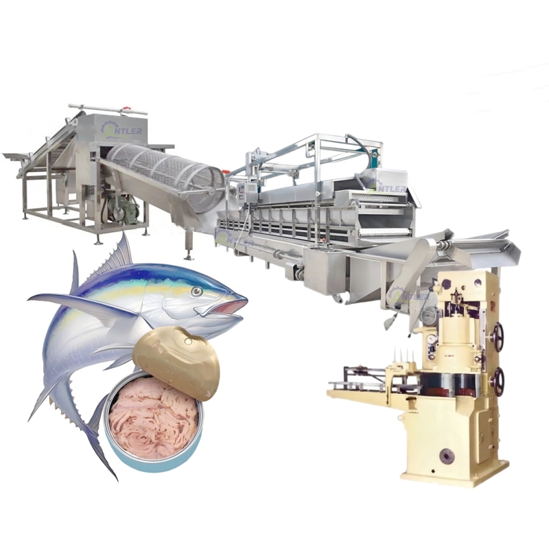 100CPM Canned Mackerel Fish Production Line