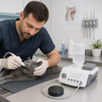 Détartreur dentaire ultrasonique avec interface d'eau externe et contrôle de puissance pour usage vétérinaire (chiens et chats)