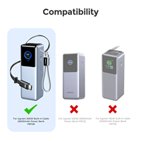 Étui de protection en silicone SIKAI pour batterie externe UGREEN 200W 25000mAh PB728, résistant aux chocs et aux rayures