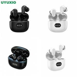 Auriculares inalámbricos intrauditivos con graves profundos, estuche de carga, <span class=keywords><strong>Bluetooth</strong></span> 5.4, emparejamiento automático, graves profundos para uso diario - Product Image 1