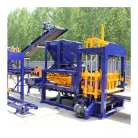 Máquina para Fabricar Bloques de Hormigón Huecos QTJ6-15 PLC, Línea de Producción de Ladrillos Totalmente Automática con Procesamiento de Arena, Fácil de Operar
