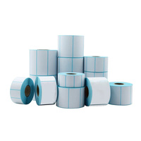 Vente Flash : Rouleau d'étiquettes thermiques directes à trois couches 100x40mm, vierges, blanches, autocollantes, imperméables, résistantes à l'huile, pour supermarché