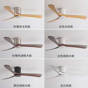 <b>Ceiling</b> <b>Fan</b> 3 Blade Wooden Blades Ac Motor Reversible Airflow <b>Remote</b> <b>Control</b> For Living Room Bedroom - Product Image 3