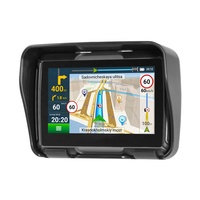 Navigateur GPS portable avec écran tactile LCD de 4,3 pouces, carte 3D, étanche IPX7, lecteur photo 8 Go, radio, garantie 1 an pour les motos
