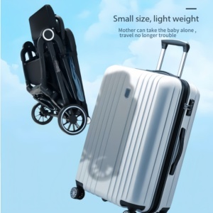 Jxb phong cách mới gấp trẻ sơ sinh sơ sinh xe đẩy xe đẩy với kéo Rod cho trẻ sơ sinh và trẻ mới biết đi - Product Image 4