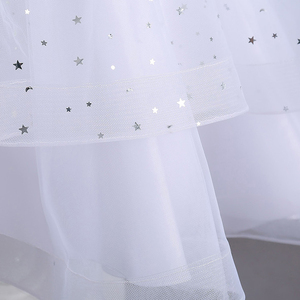 Robe de princesse moelleuse personnalisée en usine, robe de mariée pour demoiselle d'honneur, robe de soirée pour enfants pour défilé et piano, vente en gros - Product Image 3