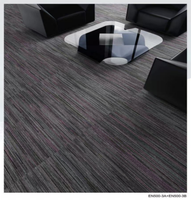 Dalles de moquette durables, ignifuges, antistatiques, lavables, antidérapantes pour chambre, maison, bureau, hôtel, 33*100cm, en polypropylène épais et amorti