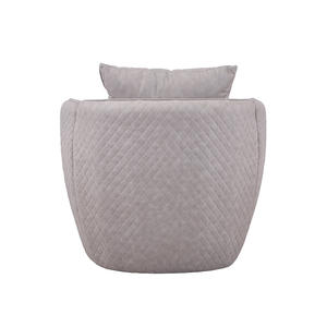 अच्छी गुणवत्ता कमरे में रहने वाले फर्नीचर मध्य वापस सिंगल सोफा आधुनिक हीरे की पैटर्न कपड़े लाउंज सोफा - Product Image 4