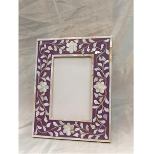 Premium Quality Epoxy <b>Resin</b> Photo Frame with <b>Clear</b> Finish Stylish Tabletop Frame for Home and Office Use Available at Good Price - Product Image 3