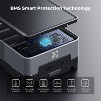 Batterie d'appareil photo K&F Concept à charge rapide 50Wh 3400mAh Mini V-Mount avec D-Tap, USB-C, USB-A pour appareil photo