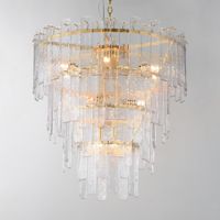 Lustre LED de plafond design nordique moderne de luxe pour salon et salle à manger, très vendu