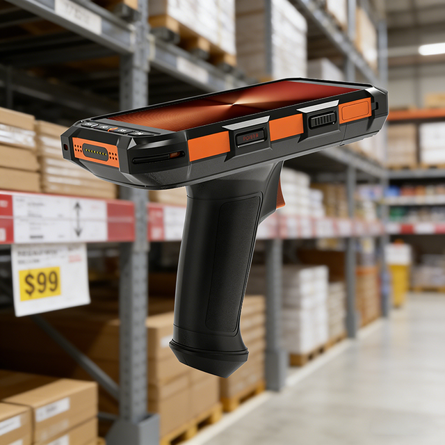 Industrial Rugged Handheld PDA with Barcode Scanner Android 13 8000mAh Data Collector 1D/2D QR Code NFC in Stock for Warehouse