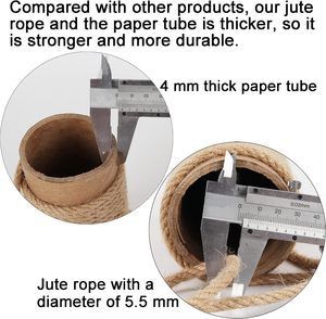 Cat <strong>Scratching</strong> <strong>Post</strong> for DIY Replacement <strong>Post</strong> Accessories Indoor Cat Tree Jute Climbing Frame <strong>Kitten</strong> Toy Pet Furniture - Product Image 6