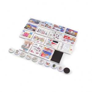 Aimants de réfrigérateur personnalisés en résine 3D, souvenirs touristiques de différentes villes et pays - Product Image 6