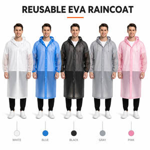 <span class=keywords><strong>Impermeabile</strong></span> <span class=keywords><strong>Classico</strong></span> da <span class=keywords><strong>Uomo</strong></span> in EVA, Pieghevole, Traspirante, Resistente ed Ecologico per Escursionismo, Viaggi e Attività all'Aperto - Product Image 1
