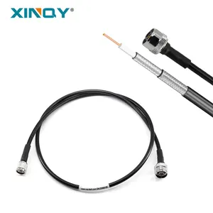 XINQY CMR240-UF 6g电缆N至N连接器wifi天线电缆lmr 240同轴电缆天线N公连接器同轴lmr240 UF