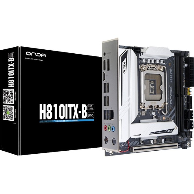 Onda H810ITX-B Intel ITX15 Desktop Motherboard LGA1851 DDR5 Double Channel New