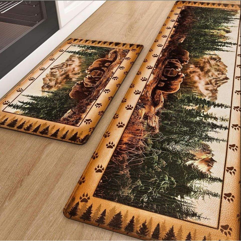 Tapis de cuisine style campagnard américain ZYH - 5