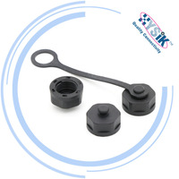 Conector de cable M12 blindado de 4 pines, totalmente metálico, con codificación D, conectores de montaje para sensor y actuador