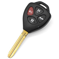 Llave Remota Universal con Cable XKTO02EN XKTO22EN, Versión Mejorada de 4 Botones para Programación de Llaves de Auto, Llave Remota Universal para Automóvil