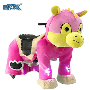 Kiddie Ride produttore Plaza Car Kids Ride On Animal Toy Little Elephant Battery farcito Animal Riding Equipment - Product Image 2
