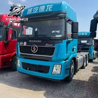 Camion tracteur Shacman X5000 6x4 d'occasion après inspection complète, adapté à l'achat par une entreprise de logistique mondiale