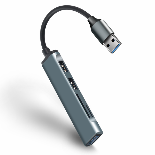 5 in 1 Type C Docking Station Card Reader SD TF Multifunctional USB 3.0 Expansion Mouse USB Drive Multi Interface USB Hub