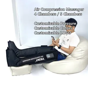 2023 fantastico sistema di recupero del Design sportivo stivali a compressione d'aria massaggiatore a gamba intera con dispositivo di compressione dell'aria di calore