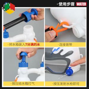 QS jouet <span class=keywords><strong>2021</strong></span> plus récent pas cher jouet pistolet à Air le meilleur multifonction bouclier sac à dos pistolet à eau jeu jouet jouer en été produit pour enfant - Product Image 5