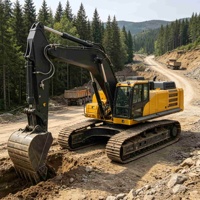 Tracteurs à forte puissance de creusement SH800, pelle hydraulique de 76 tonnes et 760 CV, machine de terrassement sur chenilles lourdes pour travaux en carrière et en exploitation en plein champ