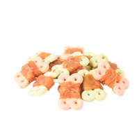 OEM Vente en gros Délicieuses gâteries saines pour animaux de compagnie Friandises pour chiens Biscuits enveloppés de bœuf