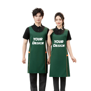 Delantales Largos de Alta Calidad al por Mayor, Delantales sin Mangas Personalizados para Camareros, Bordado o Impresión de Logotipo Personalizado para Limpieza - Product Image 3