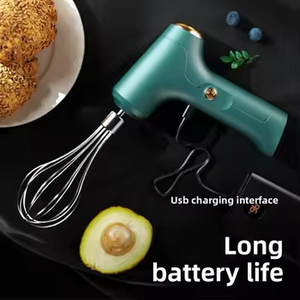 Batteur à œufs électrique portatif sans fil pour la pâtisserie domestique, pour fouetter la crème, mélanger, outil de cuisine pour la pâtisserie, fouetter les blancs d'œufs - Product Image 1