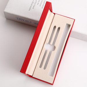 Hot Bán Sang Trọng Cổ Điển Màu Đỏ Kinh Doanh Hộp Bút Tùy Chỉnh Bao Bì Chất Lượng Cao Giấy Hiển Thị Trường Hợp Biểu Tượng Tùy Chỉnh Hộp Quà Tặng - Product Image 5