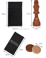 Ensembles d'échecs magnétiques en bois de noyer personnalisés en usine Jeux de société en bois 2 en 1 pour enfants et adultes Jeu d'échecs et de dames