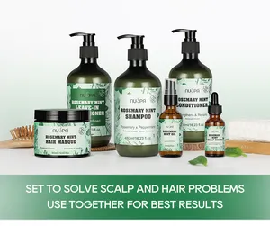 Wholesale Professional Oil Control Anti-Dandruff Hair Care Rosemary Mint Strengthening Shampoo