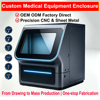 Fabrication sur mesure de châssis pour dispositifs médicaux, usinage CNC, acier inoxydable, coque d'instrument d'analyse génétique, usine source OEM/ODM