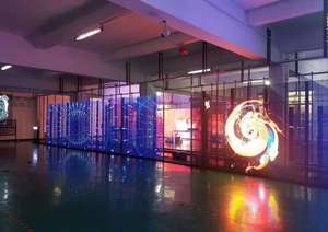 P3.91-7.81 1000*500mm jendela kaca LED transparan Display Video iklan Media toko ritel mal belanja Lift - Product Image 6