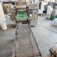 Machine automatique à rouleaux d'œufs à chauffage au gaz Machine à emballer Lumpia pour rouleaux de printemps pour pâtisserie
