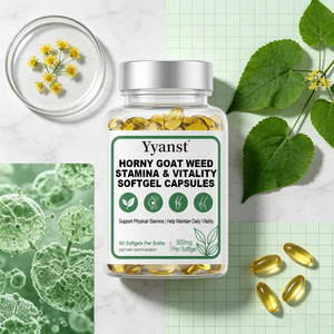 Capsules molles de soutien à la vitalité et à l'endurance, extrait d'herbe cornée de chèvre, complément alimentaire à base de plantes pour l'aide à l'endurance physique des hommes, OEM ODM - Product Image 5