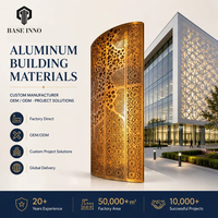 2026 Inno OEM Personnalisé Façade de cabine DJ perforée en métal Mur rideau Revêtement de bâtiment en aluminium Façade WPC Panneaux de façade