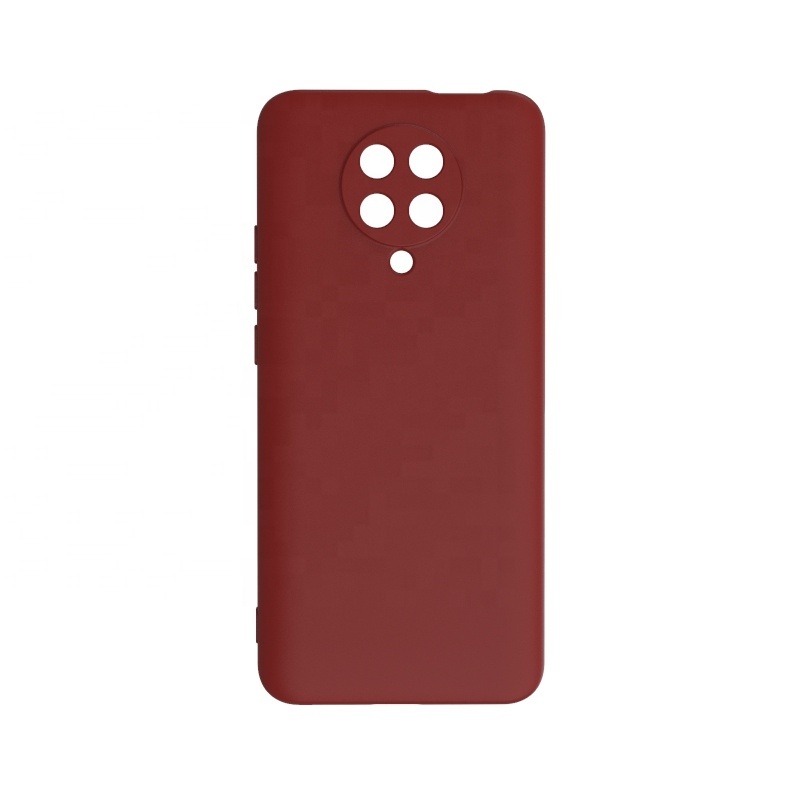 incluido Anti caída líquido de silicona Ultra delgada suave TPU de agujero de la caja del teléfono para Xiaomi Redmi K30 Pro