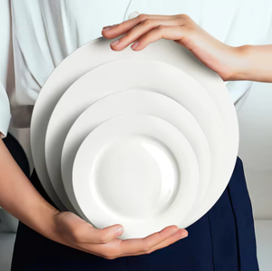 Quality Assurance Fine Bone China <b>Dinnerware</b> <b>Set</b> in White for Wedding Home Table Use - Product Image 2