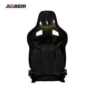 Sedili da Corsa a Secchiello JIABEIR 1039RTF Sportster CS Universali in Pelle Nera con Schienale in Fibra di Vetro e Inserti in Camoscio - Product Image 5