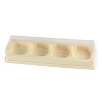Boîte d'emballage en plastique PET, gâteau de pâtisserie, boîte de pâtisserie occidentale fabriquée en Chine