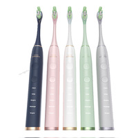 V6Pro pour la meilleure brosse à dents électrique entièrement automatique Poils souples Exportation transfrontalière Vibration sonique Cadeau en gros