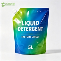 Sacs souples personnalisés pour détergent lessive en conteneur complet, emballage plastique sans bec verseur pour les industries chimiques – Nouveauté