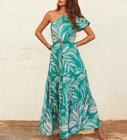 2025 personnalisé en gros femmes été robes de plage Vintage imprimé fleuri 100% rayonne Style hawaïen femmes sans manches robes de plage